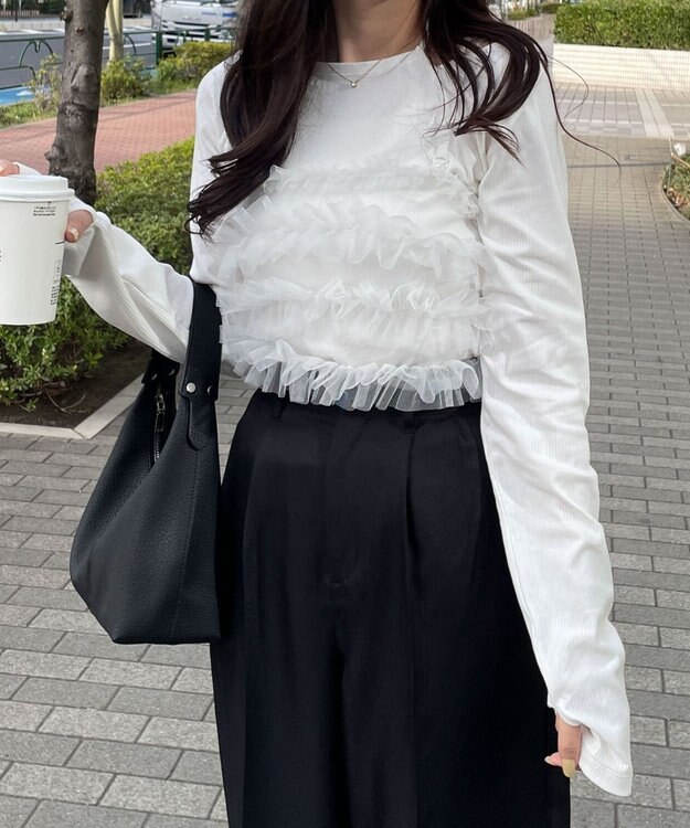 WEGO チュールビスチェ オフホワイト