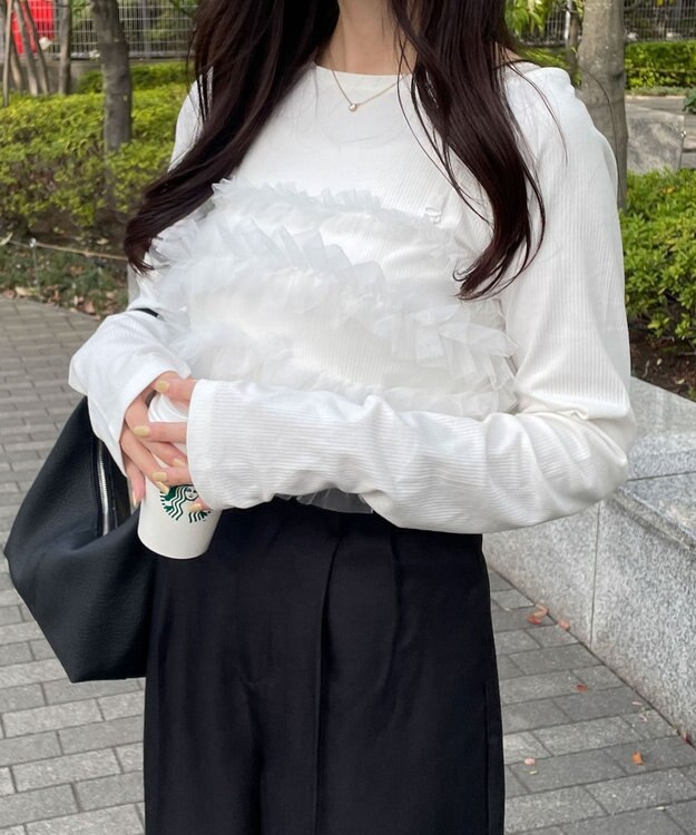 WEGO チュールビスチェ オフホワイト