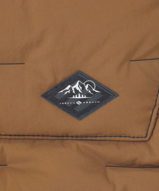 JOSEPH ABBOUD MOUNTAIN 【2WAYストレッチ/リバーシブル/撥水/軽量】 リバーシブル ダウン ベスト キャメル系