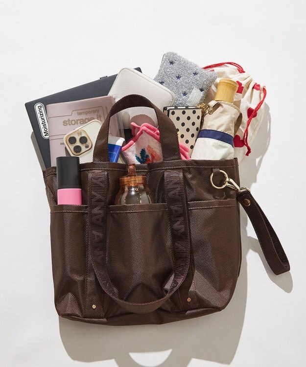 ANY 【A4サイズ収納可】【デイバッグシリーズ】トートバッグ ブラウン