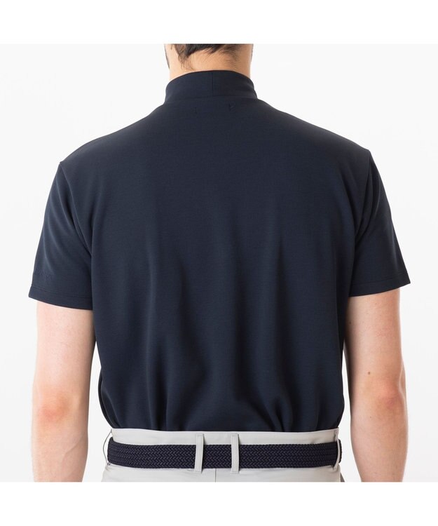 ZERO HALLIBURTON ゼロハリバートン ZERO HALLIBURTON ヒートエナジー×カラット　モックネック半袖 82241 ネイビー