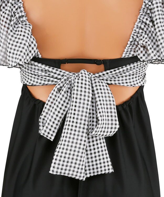 San-ai Resort（三愛水着楽園） Aラインワンピース水着　9M 　【San-ai Resort（サンアイリゾート）】 ブラック