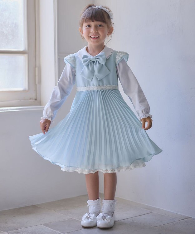 ANY KIDS 襟付き インナー ブラウス ホワイト