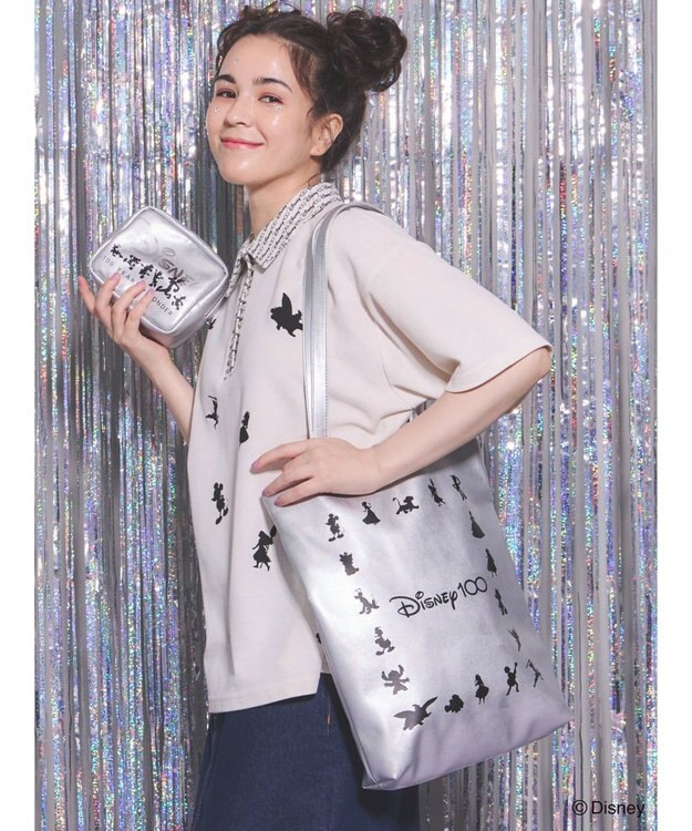 Green Parks Ｄｉｓｎｅｙ１００／ポーチ Silver
