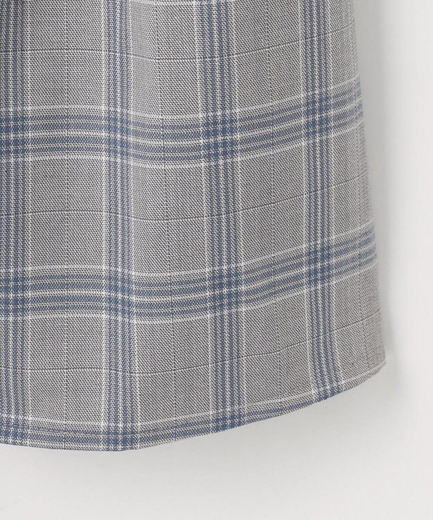 組曲 KIDS 【150-170㎝】 チェックワンピース＆T/Rジャケットセット サックスブルー