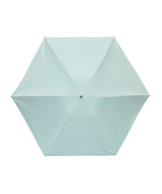 MOONBAT 【 遮光率100％/遮熱/UV/軽量】MACKINTOSH PHILOSOPHY(マッキントッシュフィロソフィー)晴雨兼用日傘 無地 シャンブレーBarbrella バーブレラ 折りたたみ傘 フワクール生地使用 ターコイズブルー