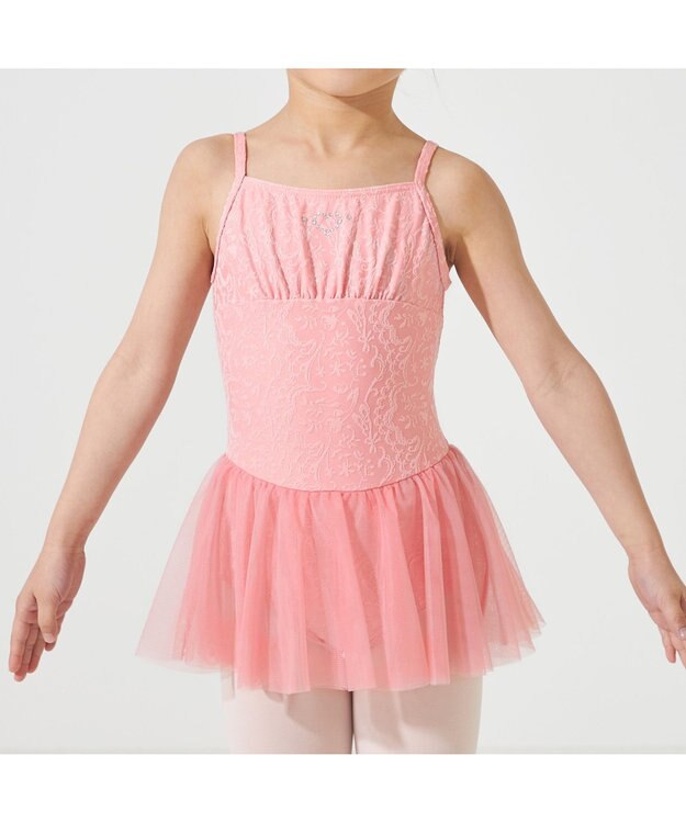Chacott スカート付レオタード ピンク