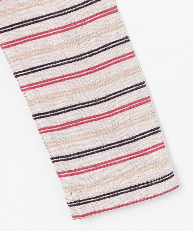 23区GOLF 【WOMEN】エニワイズ ジャガード モックネックシャツ ホワイト系1