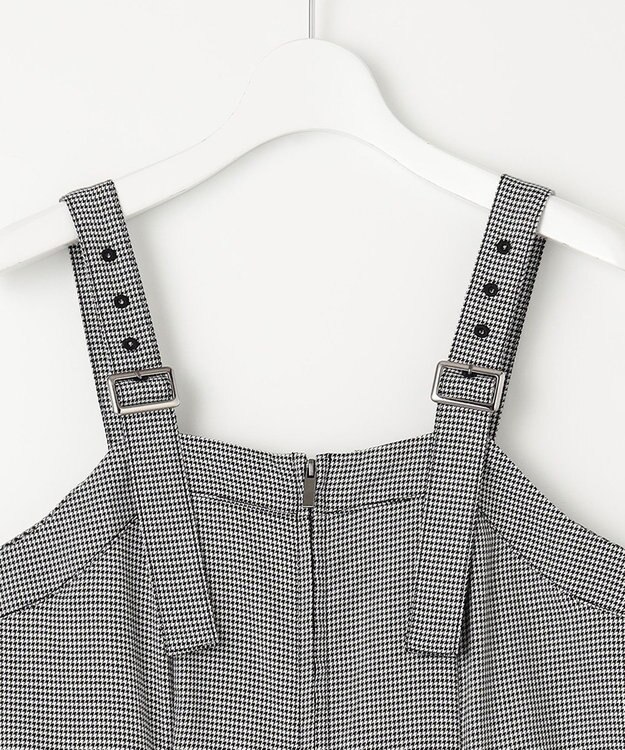 Feroux 【古畑星夏さん着用】チェック オールインワン ホワイト系2