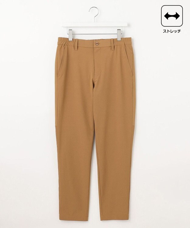 23区GOLF 【MEN】【ストレッチ】クールメッシュ テーパードパンツ ベージュ系