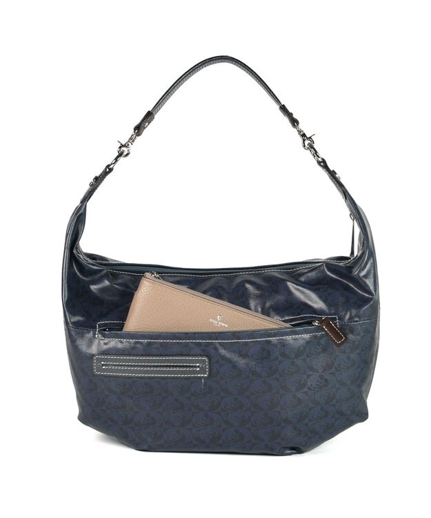 PELLE BORSA ショルダーバッグ Alive アライブ 4344 ネイビー