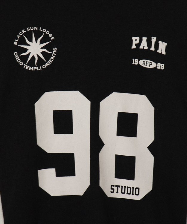 WEGO ナンバリングゲームプルオーバー ブラック