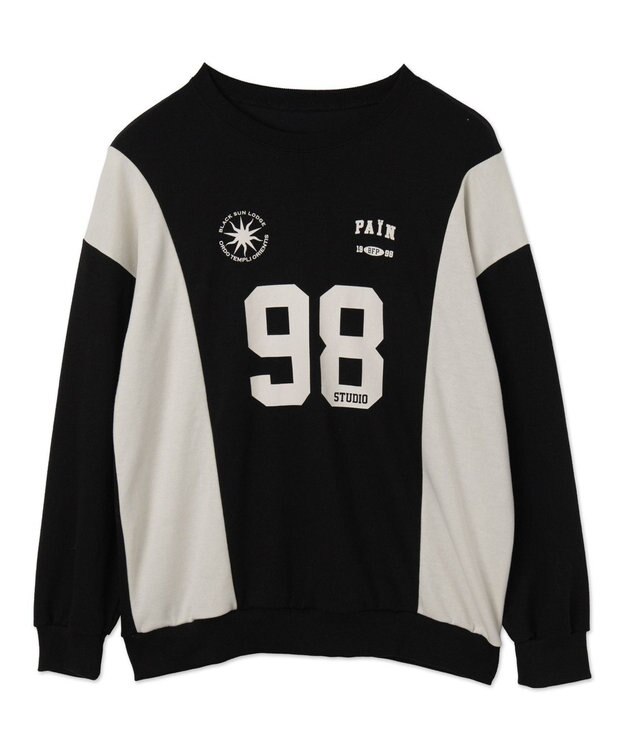 WEGO ナンバリングゲームプルオーバー ブラック