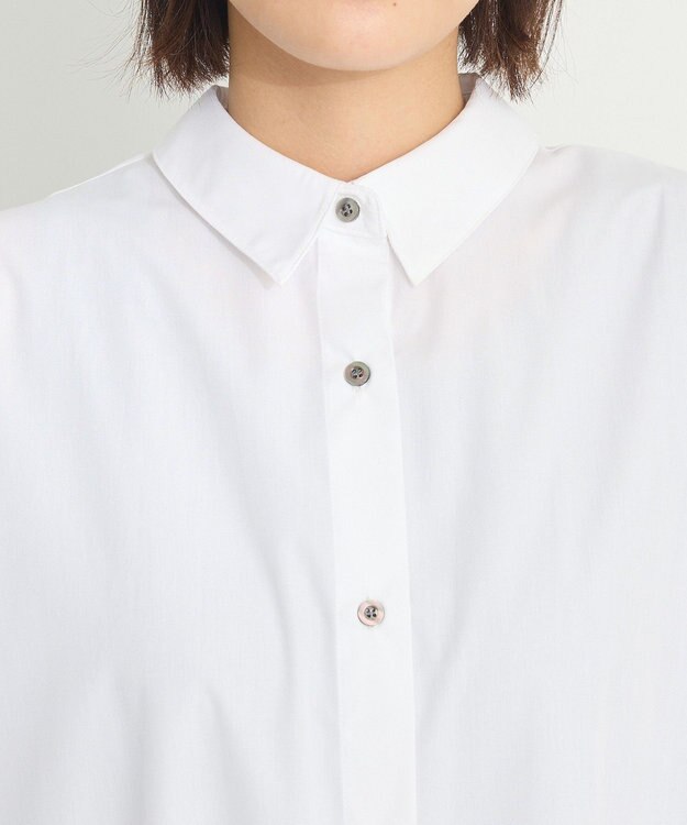 CRAFT STANDARD BOUTIQUE シワ軽減 /イージーケアシャツワンピース Off White