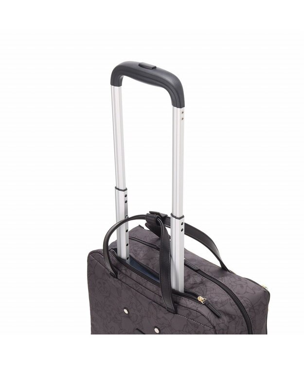 ACE BAGS & LUGGAGE HAyU × ace. ユッカTR カジュアルキャリーケース 33L 17841 エース チャコール(ネコヘッド柄)