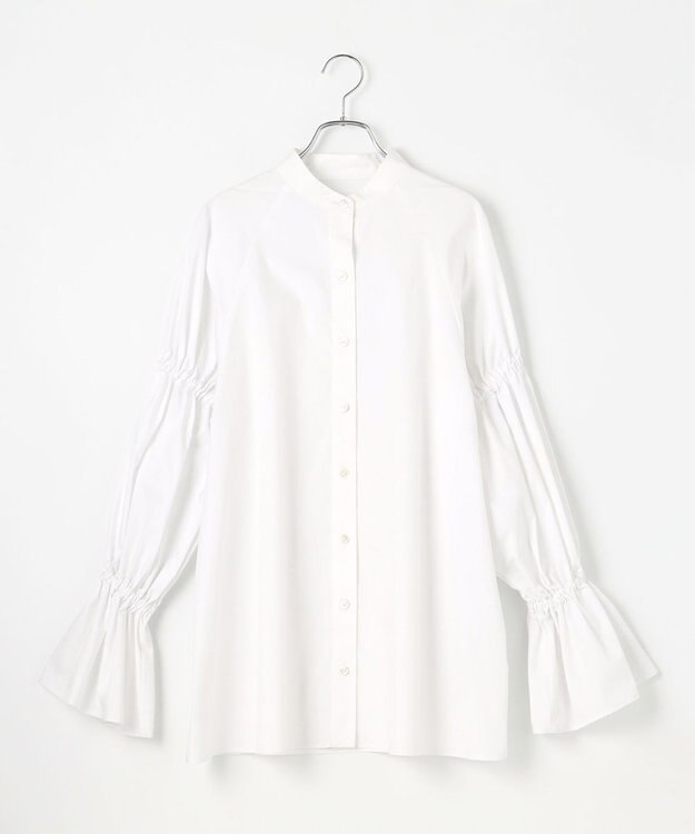 #Newans キャンディスリーブシャツ ホワイト