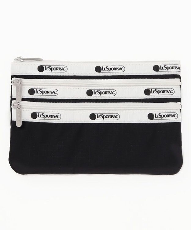 LeSportsac 3ZIP COSMETIC/スペクテイターブラック スペクテイターブラック