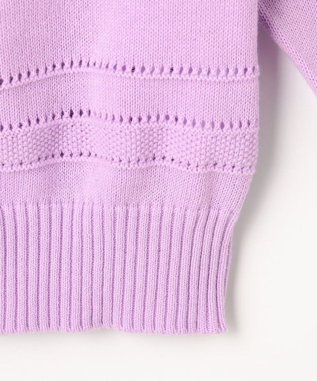 組曲 KIDS 【90-100㎝】クラシック カーディガン ライラック系