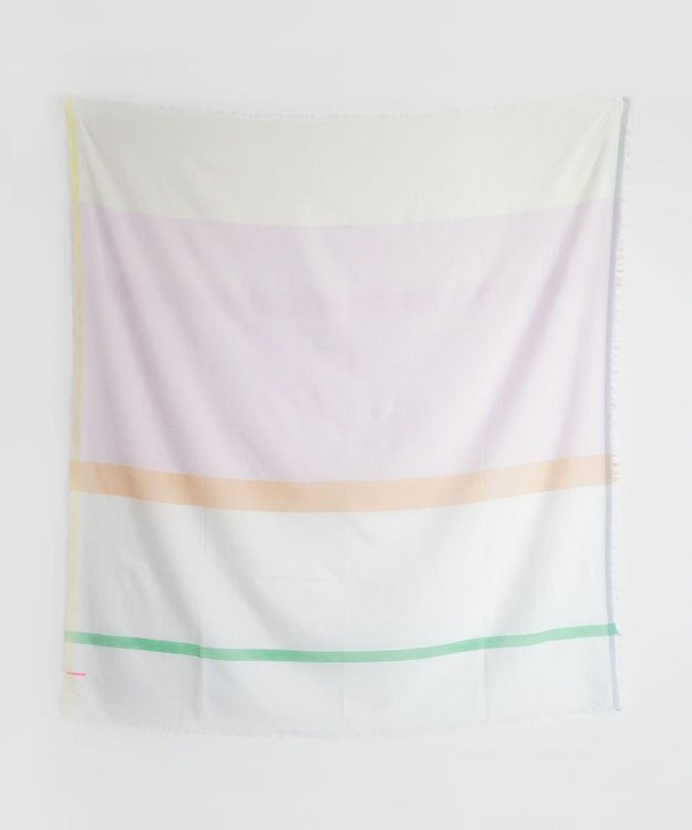 POLS 播州織 極細コットンストール ピンク