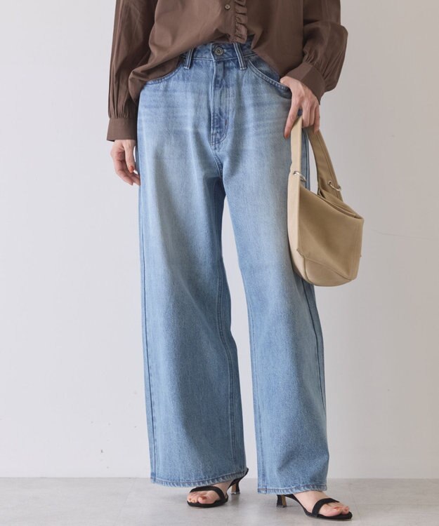 AMERICAN HOLIC ワイドデニムパンツ Light Indigo
