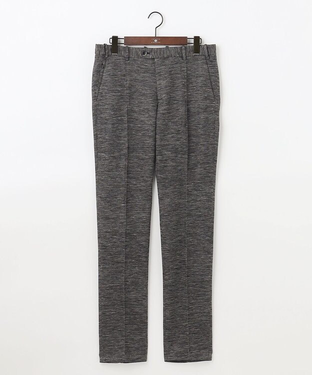 JOSEPH ABBOUD 【JAPAN FABRIC】ウエスト伸びる ジャージー パンツ グレー系