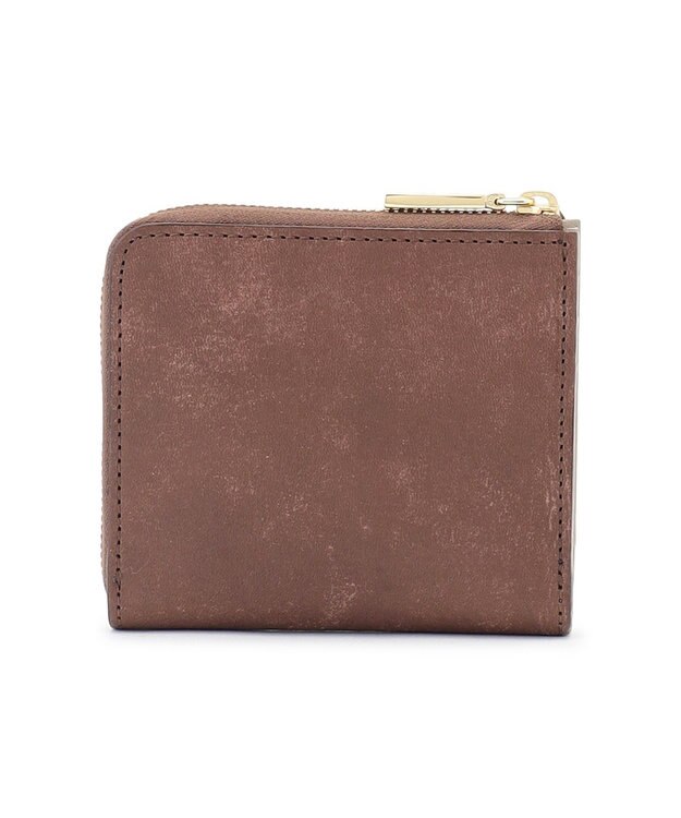 23区 VIOLAd'ORO L字ファスナー コンパクト ウォレット ブラウン系