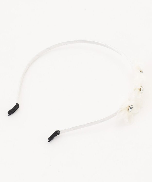 ANY KIDS フラワーカチューシャ オフホワイト