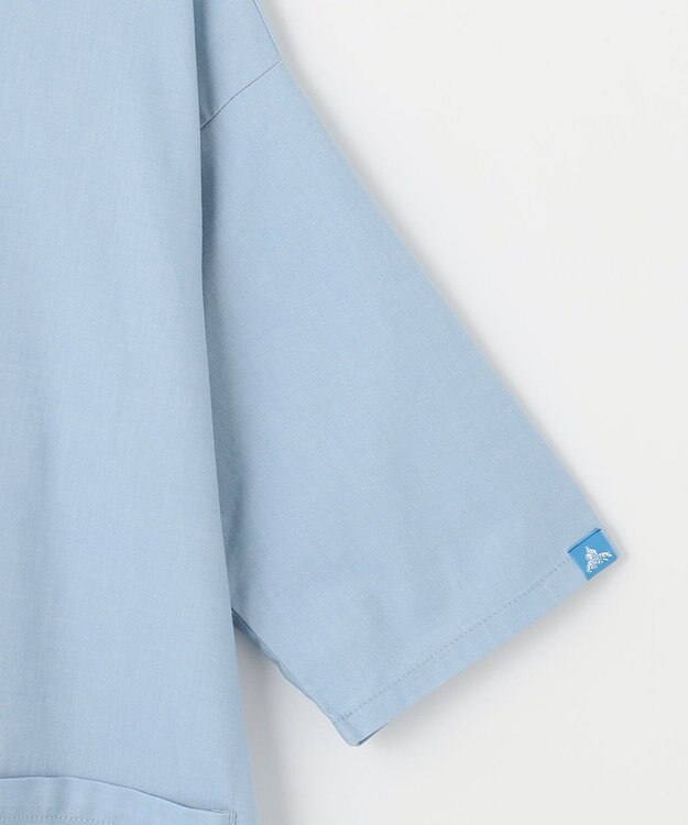 SHARE PARK LADIES 【UVカット・撥水・ストレッチ】ストレッチデニムライト ワンピース サックスブルー系