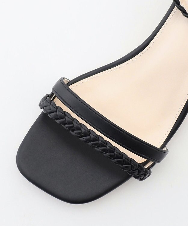 ANY SIS 【23.5~24.5cm】ダブルストラップ サンダル ブラック