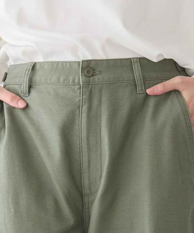 AMERICAN HOLIC 綿スラブカーゴパンツ Khaki