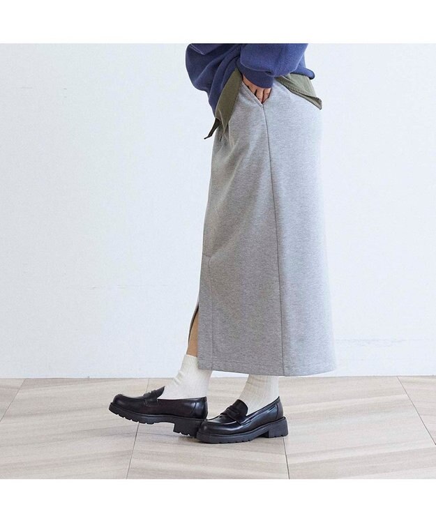 ing <ing>2WAYリボンローファー ブラックエナメル