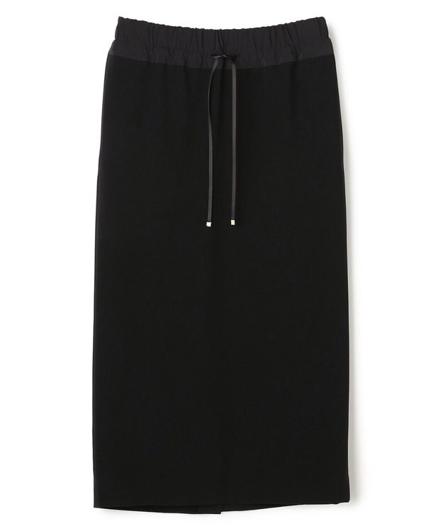 BEIGE， RUE / ドライタッチイージーIラインスカート Black