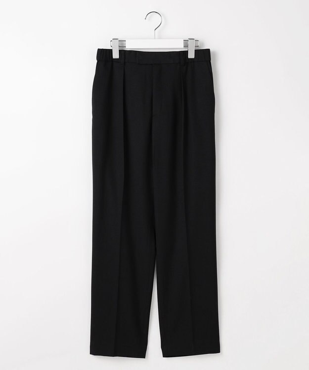 自由区 L 【SHIHOさん着用】TRスラブツイルテーパード パンツ ブラック