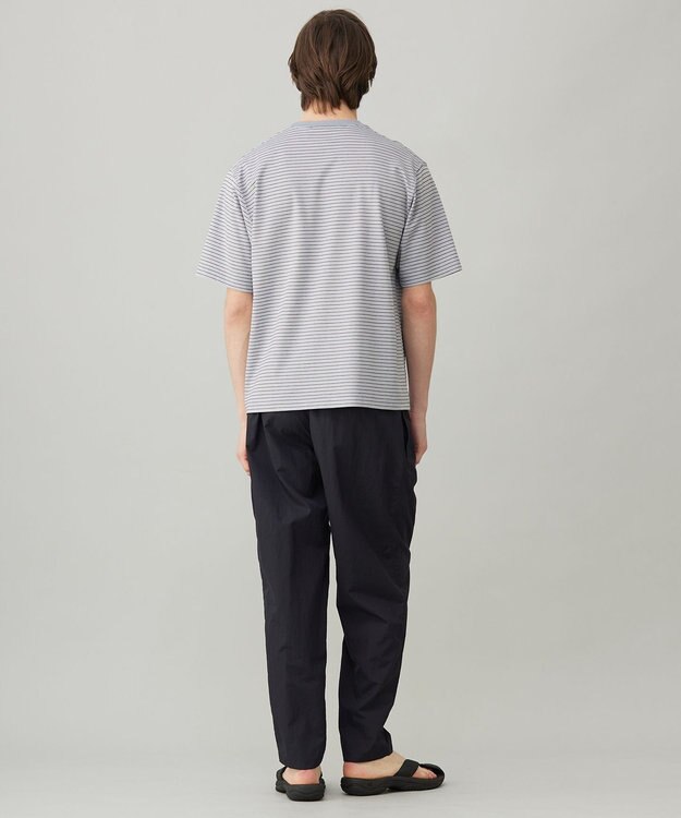 UNFILO MENS 【OCEANS 雑誌・web 掲載】スマート ストレッチ TEE【男女兼用/ギフトにもおすすめ】 グレーボーダー