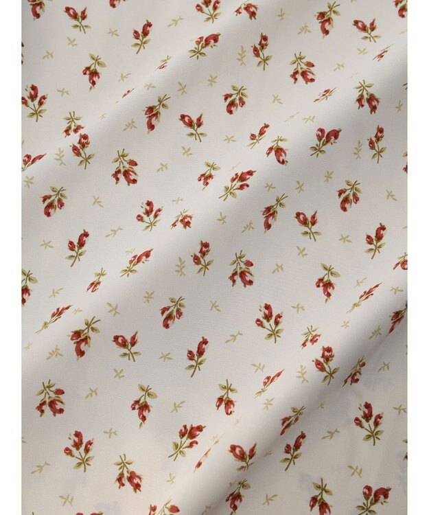 earth music&ecology フロントギャザーフラワーワンピース Beige