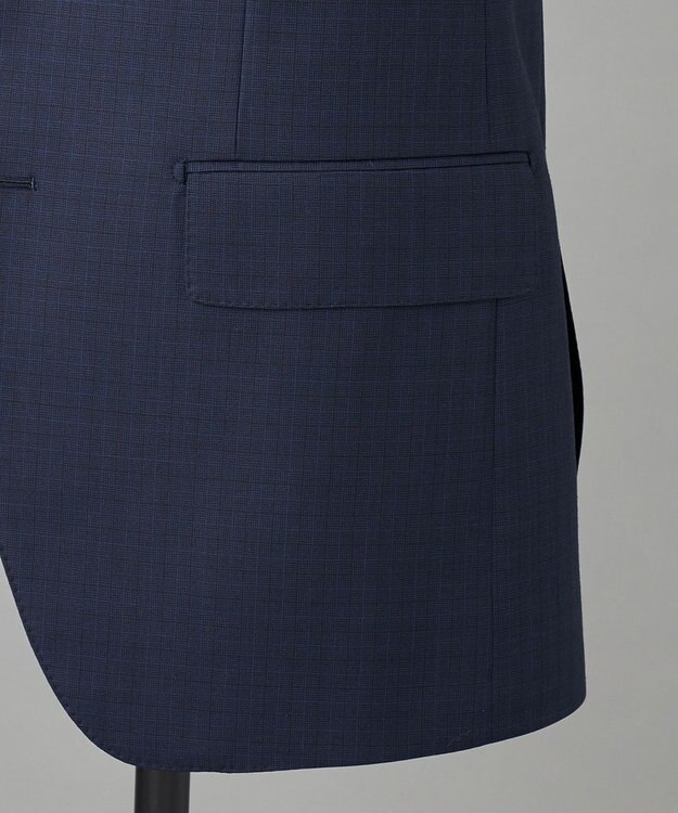 GOTAIRIKU WEB&一部店舗限定【DORMEUIL/ドーメル】IMPERIALJADE/インペリアルジェイド 通年 3ピーススーツ（ネイビー×格子） ネイビー系8