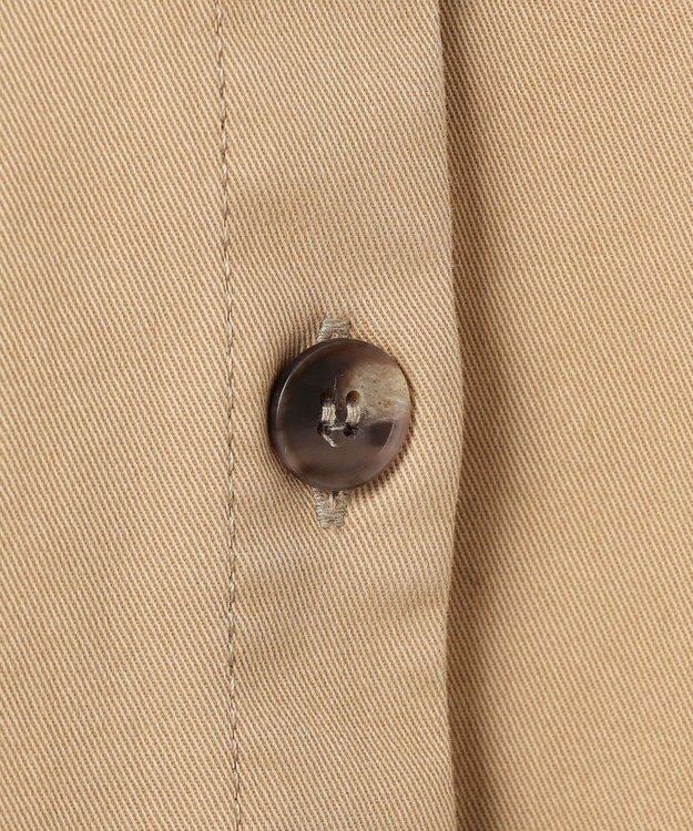 23区 L 【先行予約】ストレッチギャバ チノ ショート シャツジャケット ベージュ系