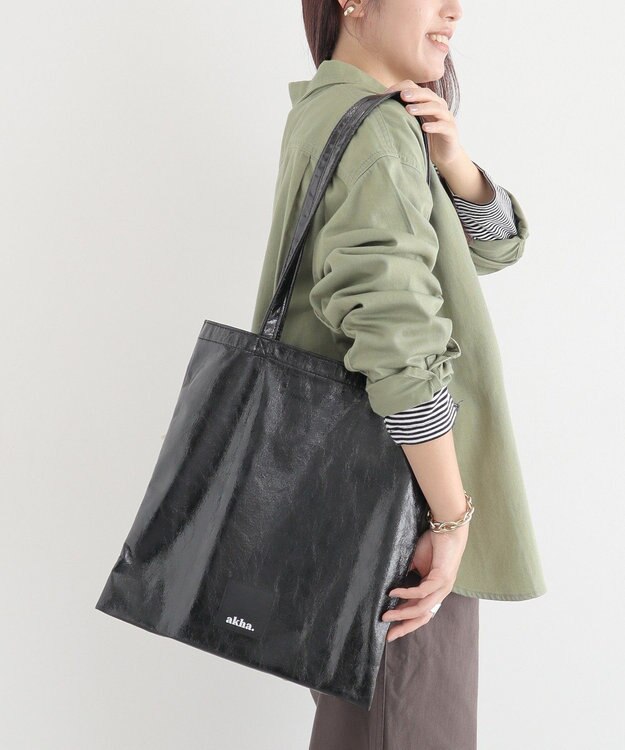 CRAFT STANDARD BOUTIQUE akha. メタリックトート Black
