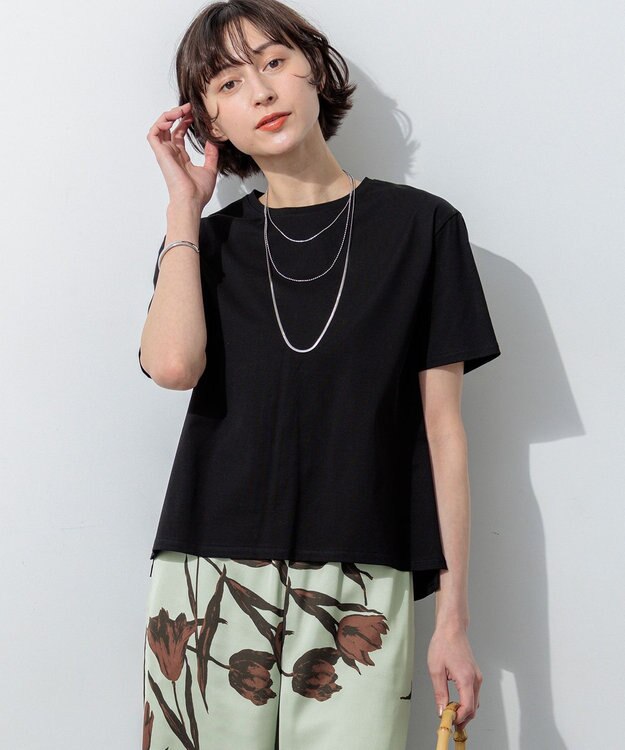 23区 【先行予約/WEB＆一部店舗限定カラーあり】ハイエンド クルーネック Tシャツ ブラック系