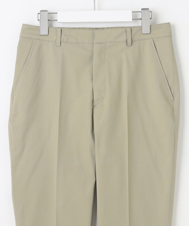 J.PRESS LADIES L 【WEB限定カラーあり・セットアップ対応・洗える・撥水・防汚】コットンFITTYシャーク テーパード パンツ ライトグリーン系