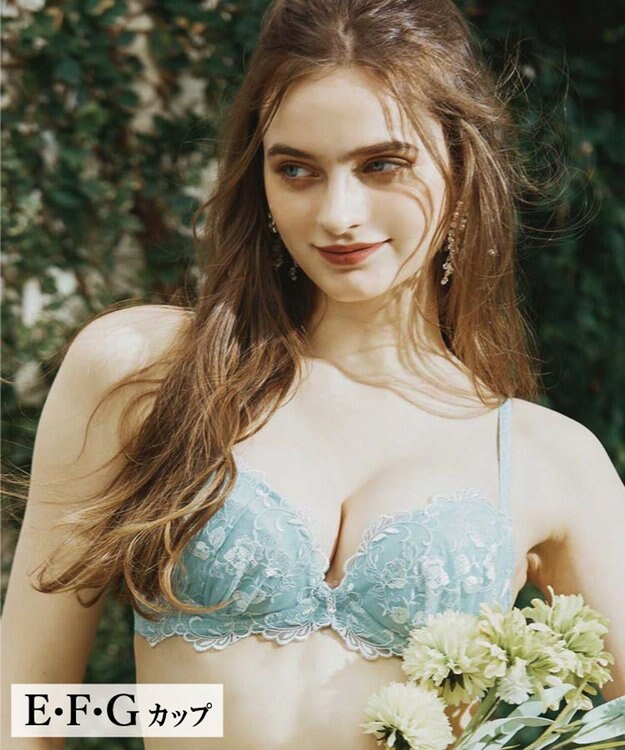 San-ai Resort（三愛水着楽園） 【エレガントコレクション2404】単品ブラEFGカップ  【northerly】 ミント