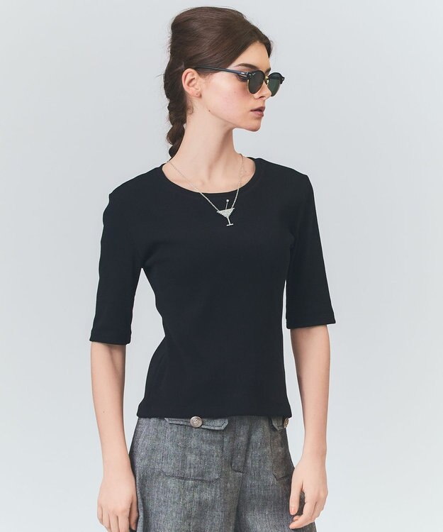 GRACE CONTINENTAL カクテルグラスネックレス シルバー