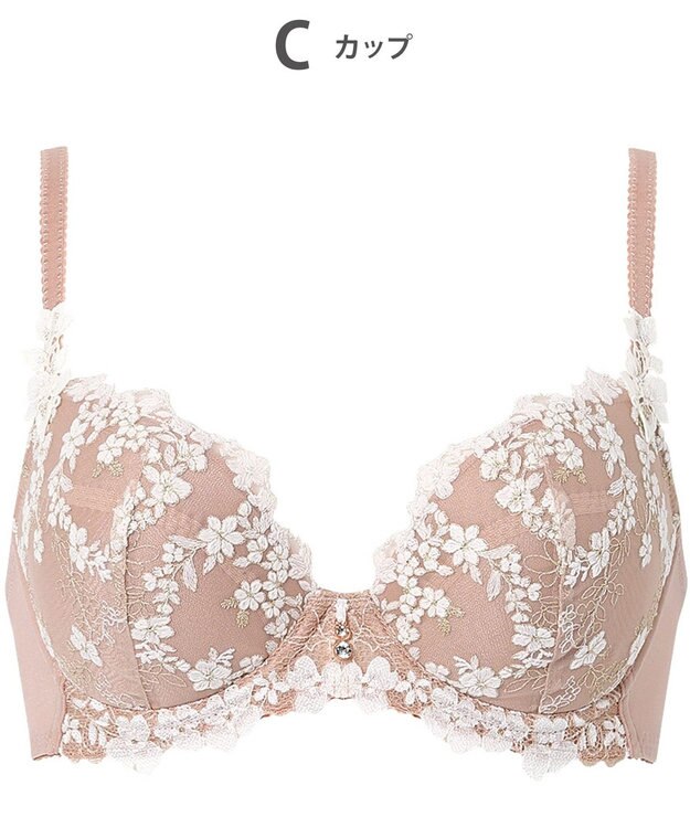 Wing ブラジャー Wing Lesiage ふんわりまるみメイク ソフトなつけごこち 【2120シリーズ】 ブラ Gカップまで対応 大きいサイズ PB2120 ウイング／ワコール ラズベリー