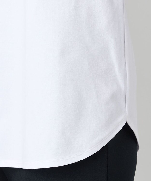 Chacott Handsome Cotton バッグディティールTシャツ ホワイト