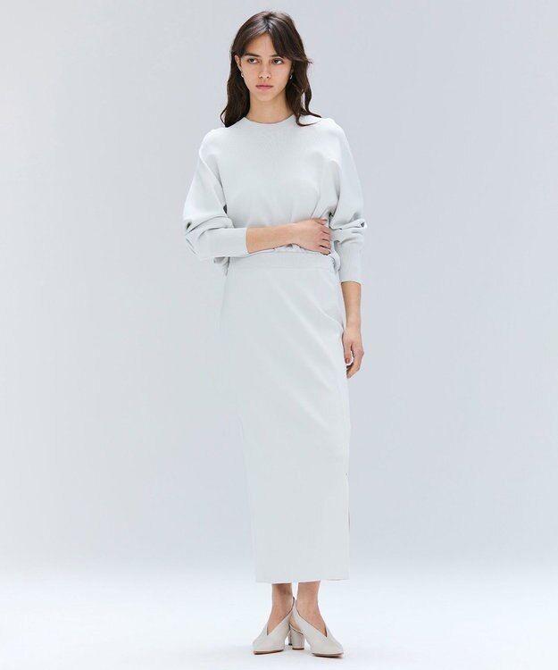 BEIGE， 【洗える】LAURA / ドライタッチバックジップニット L.Sage