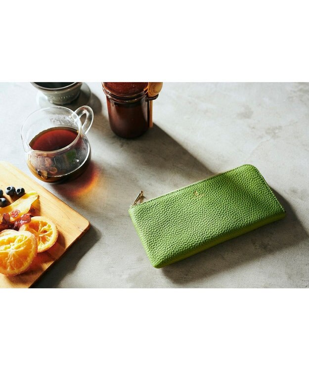 PELLE BORSA L字ファスナー長財布 Reinette Goods レネットグッズ 47184785 グリーン