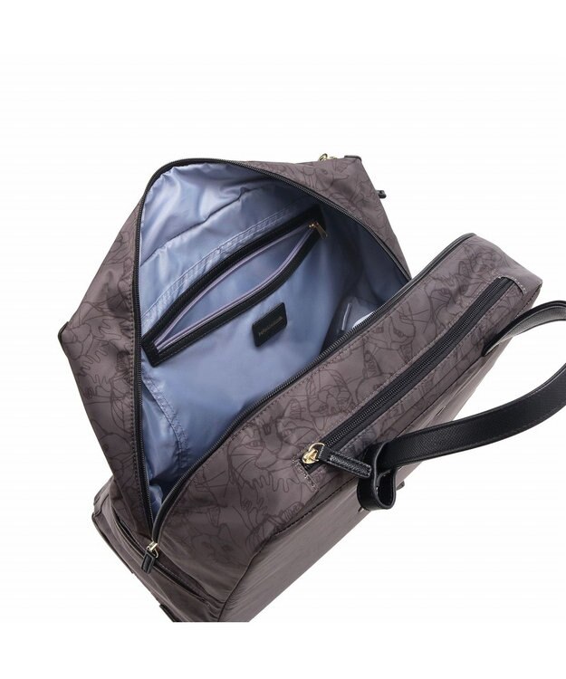 ACE BAGS & LUGGAGE HAyU × ace. ユッカTR カジュアルキャリーケース 33L 17841 エース チャコール(ネコヘッド柄)