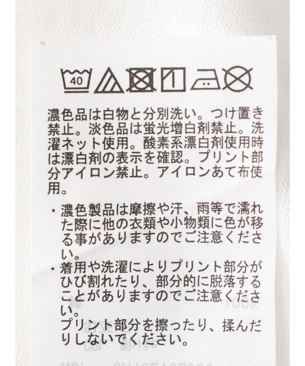 Green Parks フラワーフォトコンパクトプルオーバー Beige