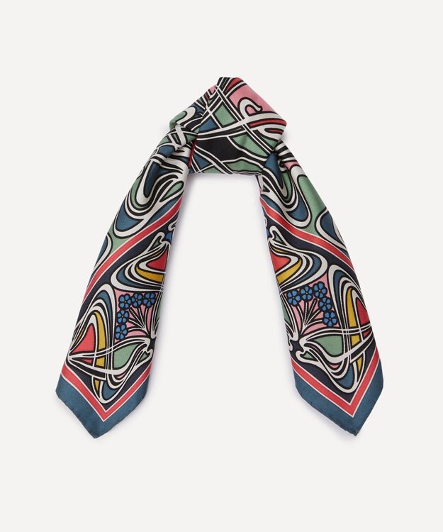 LIBERTY. アイアンシ シルクツイル スカーフ 45 ピンク