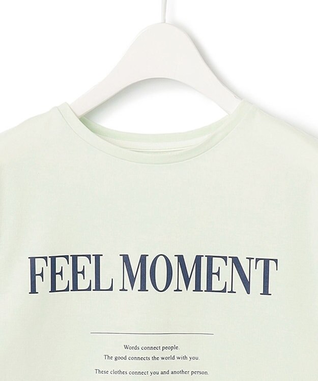 ICB L 【洗える】 ロゴTEE カットソー アイスグリーン系